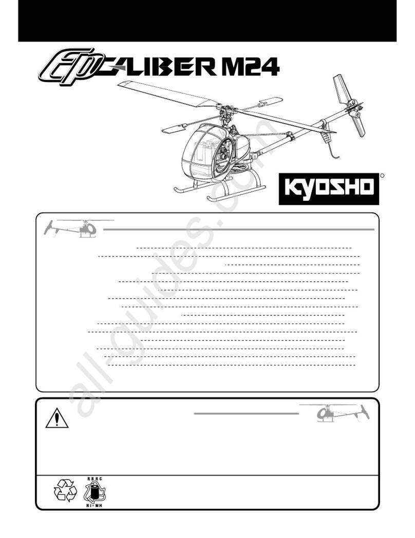 Kyosho EP CALIBER M24 Schweizer 300C User manual Kyosho EP CALIBER M24 Schweizer 300C User manual