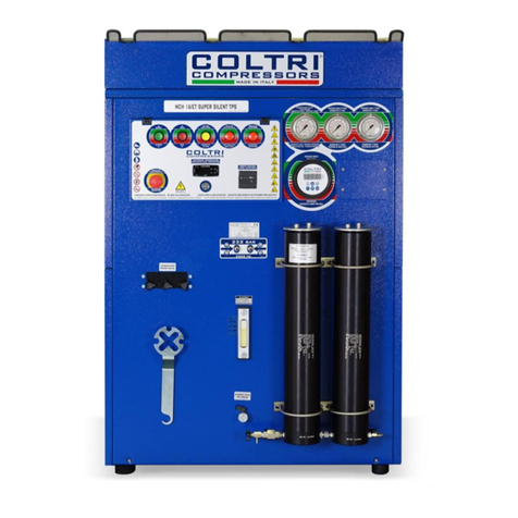 Coltri Compressors PRIME LINE SUPER SILENT TPS MCH-13/ET Use and maintenance manual Coltri Compressors PRIME LINE SUPER SILENT TPS MCH-13/ET Use and maintenance manual