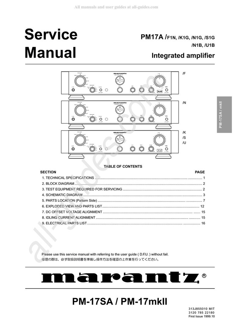 Marantz PM17A/F1N Service manual