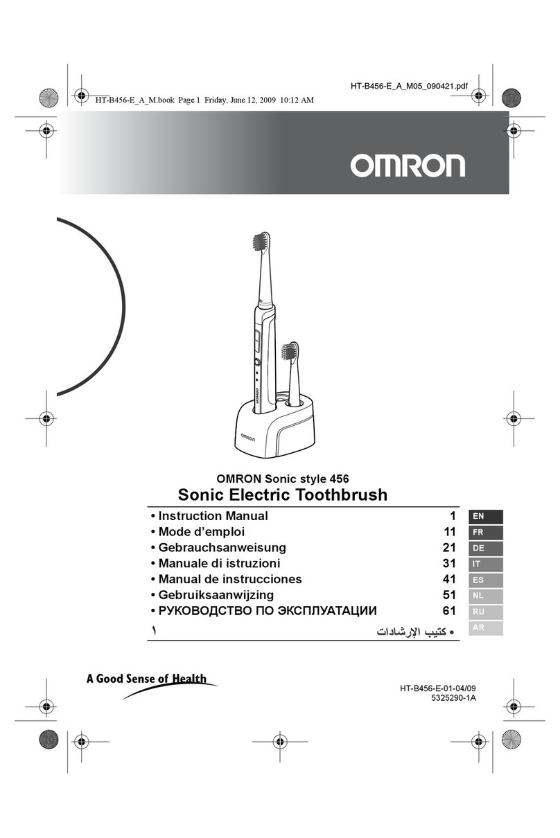 Omron Sonic style 456 User manual