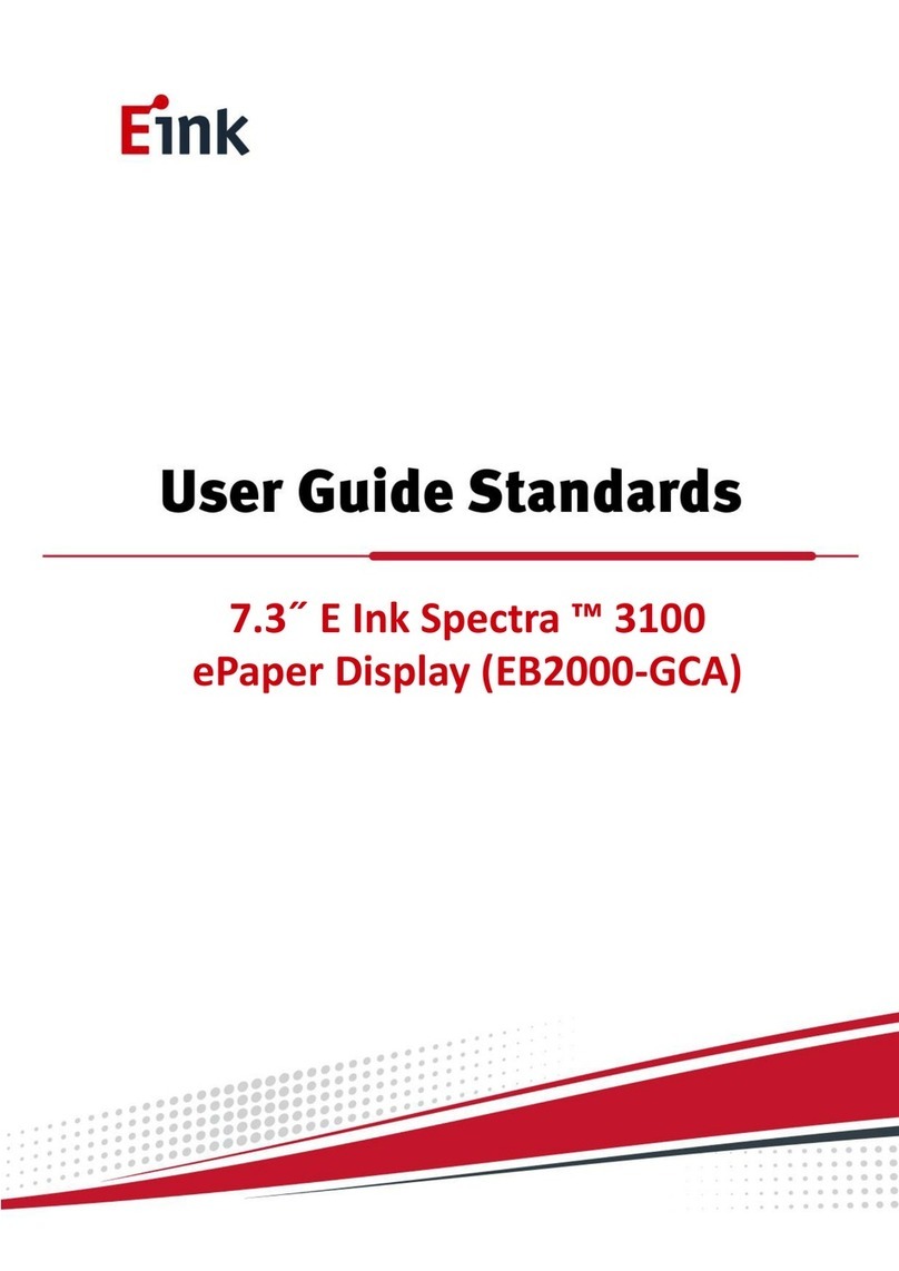 Eink Spectra 3100 User manual