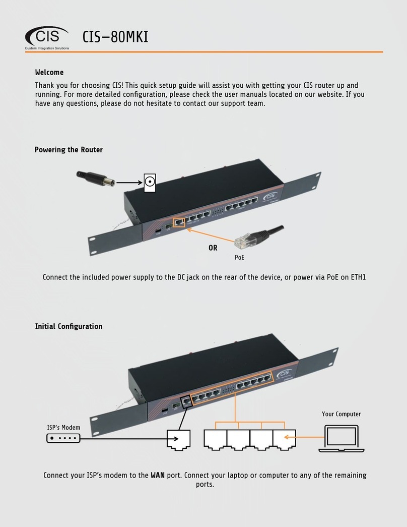 CIS CIS-80MKI quick guide