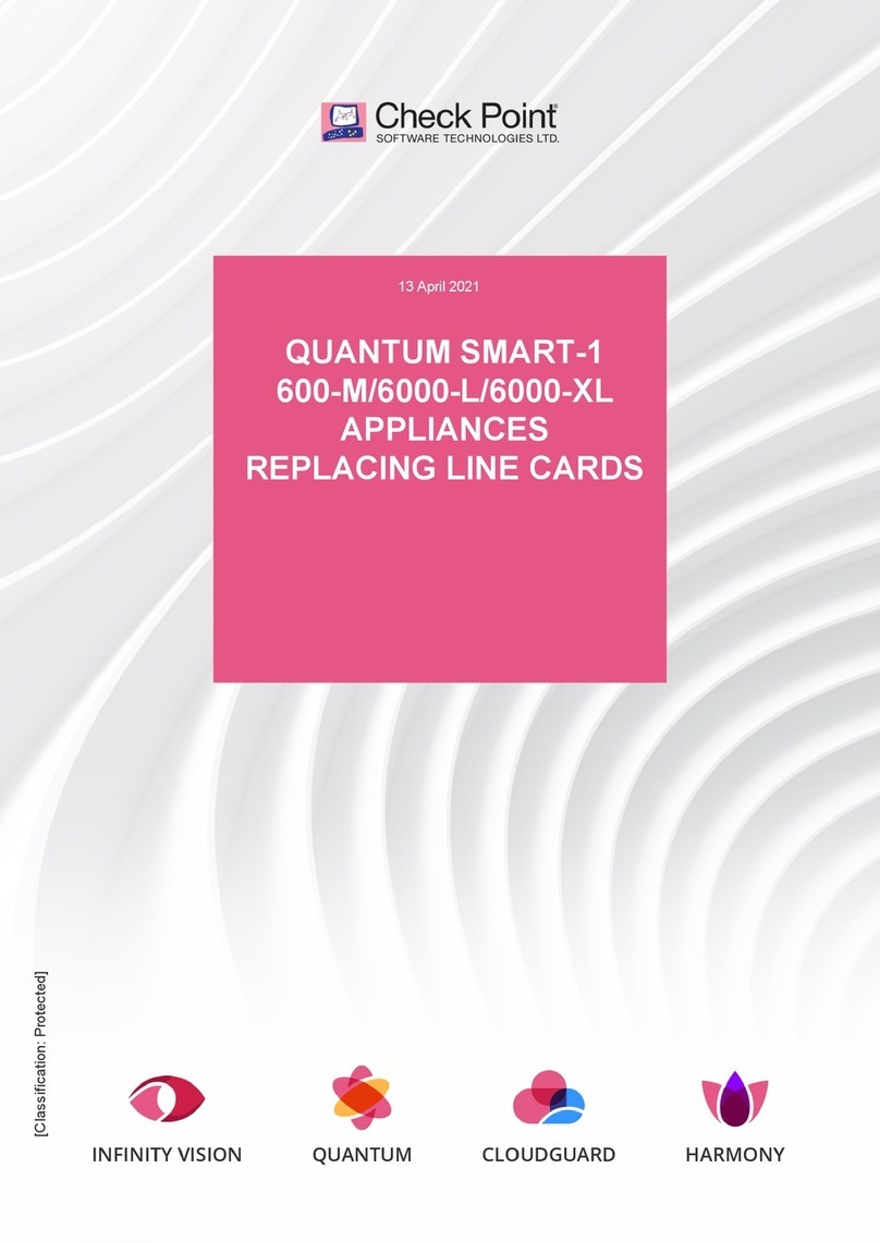 Checkpoint QUANTUM SMART-1 User manual Checkpoint QUANTUM SMART-1 User manual