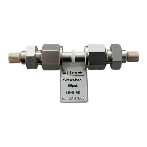 Showa Denko Shodex OHpak LB-800 Series Operation manual Showa Denko Shodex OHpak LB-800 Series Operation manual