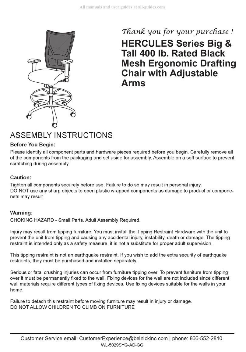 Flash Furniture Hercules Series Assembly instructions