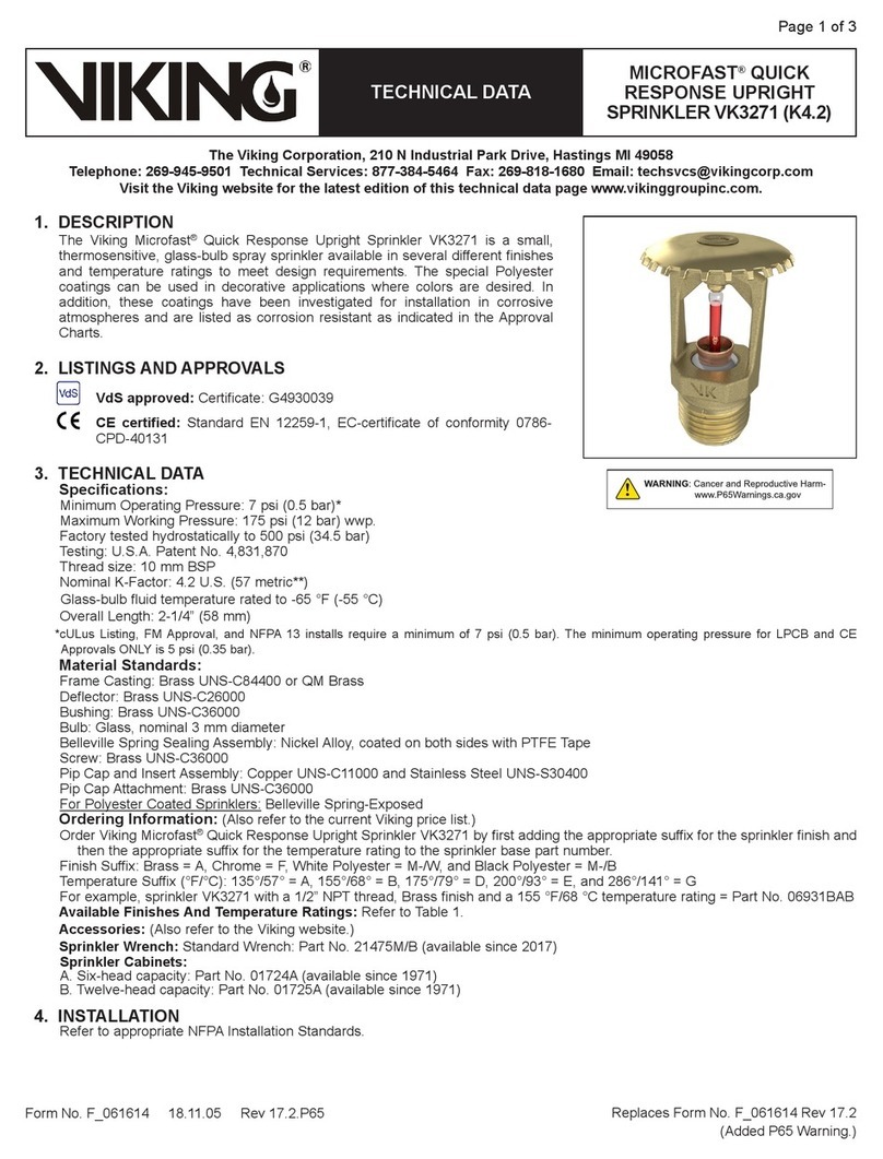 Viking MICROFAST VK3271 Instruction manual