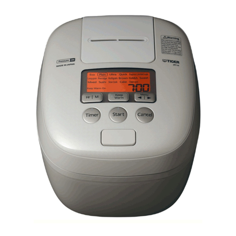 Tiger JPT-H10S User manual Tiger JPT-H10S User manual