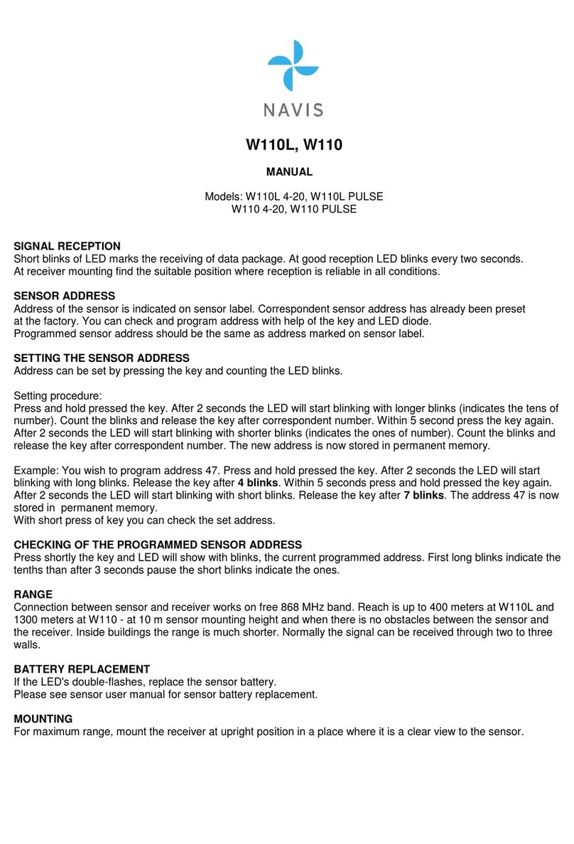 NAVIS W110L manual
