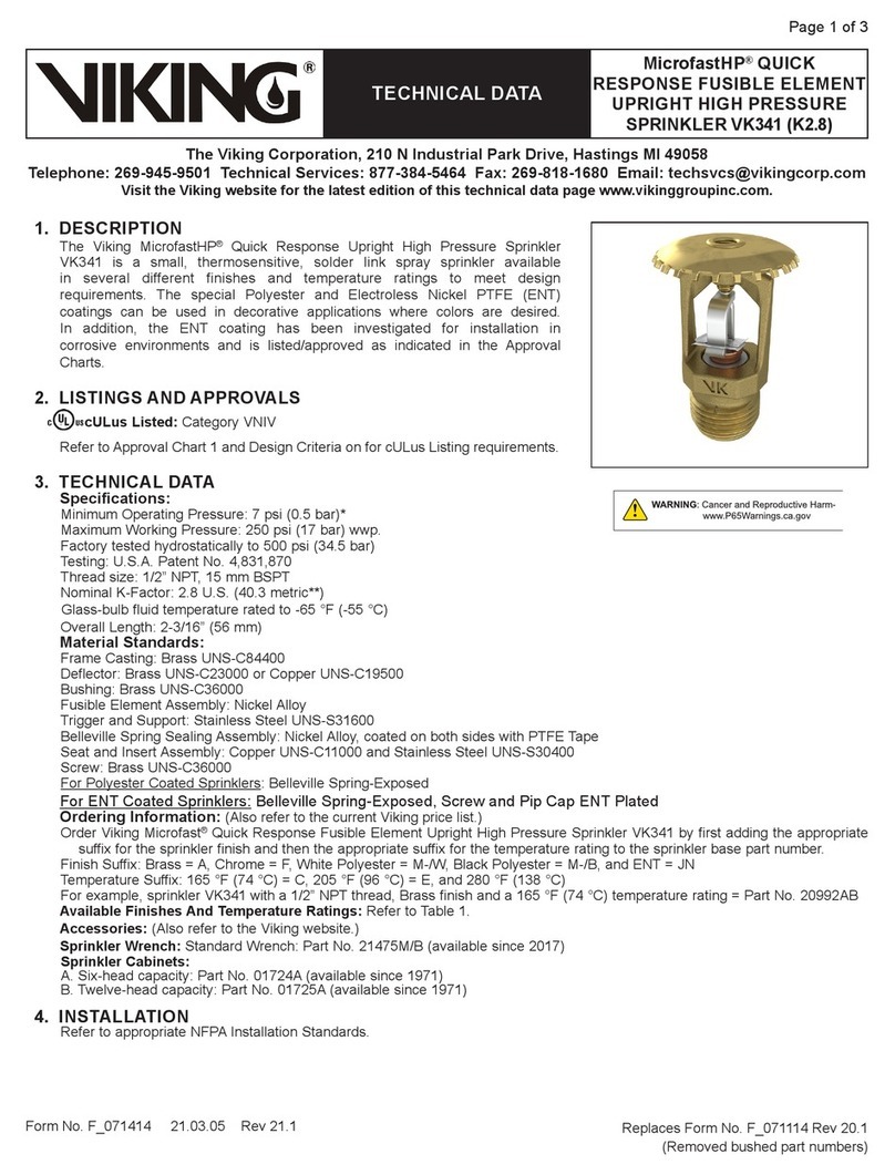Viking MicrofastHP VK341 Technical data