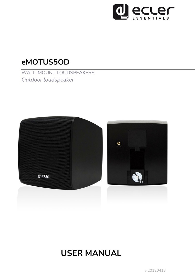 Ecler eMOTUS5OD User manual