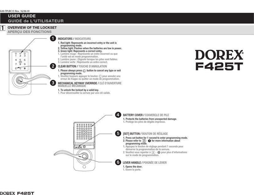 Dorex F425T User manual