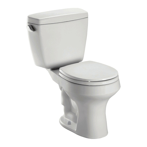 Toto CST405F Installation and owner's manual