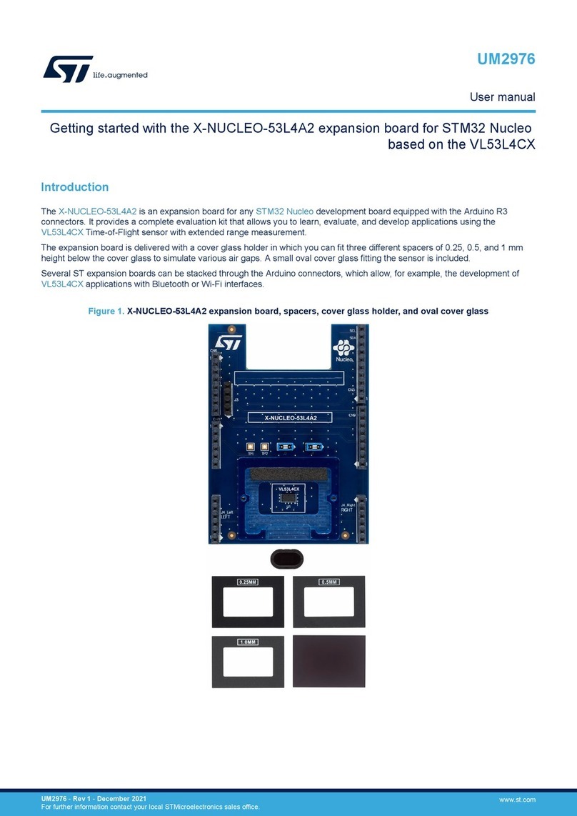 ST X-NUCLEO-53L4A2 User manual