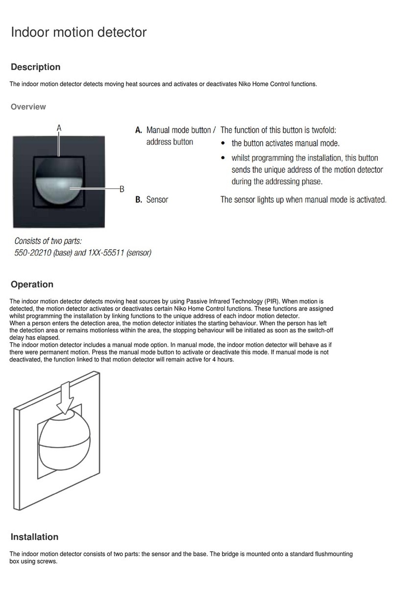 Niko 550-20210 installation instructions