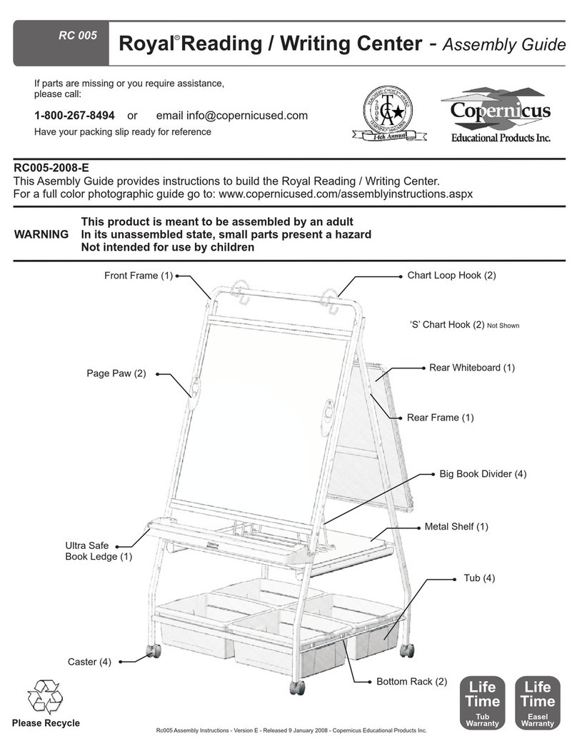 Copernicus Royal Reading Writing Center Assembly guide Copernicus Royal Reading Writing Center Assembly guide