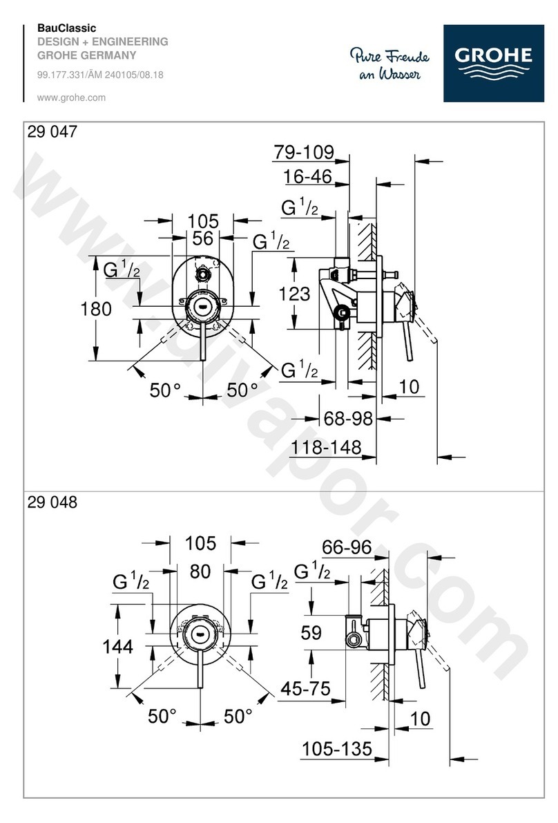 Grohe BauClassic 29 047 installation instructions