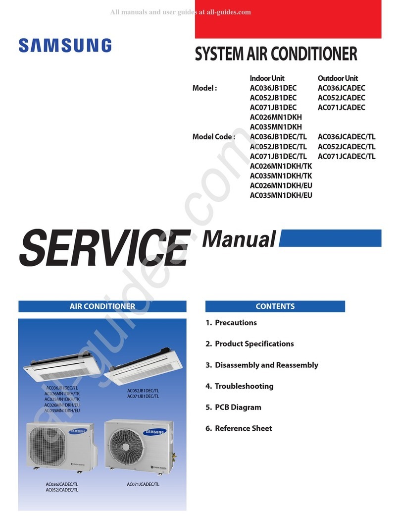 Samsung AC036JB1DEC User manual