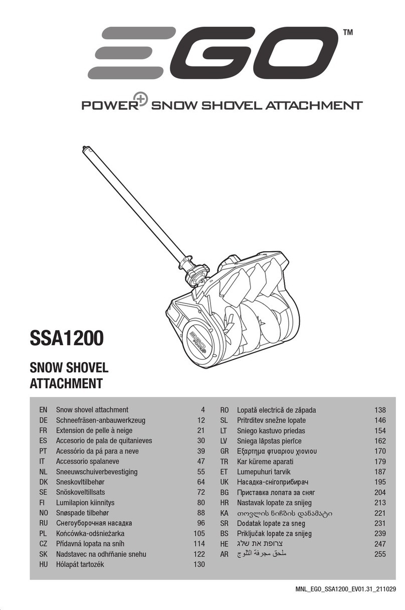 Ego Power+ SSA1200 manual