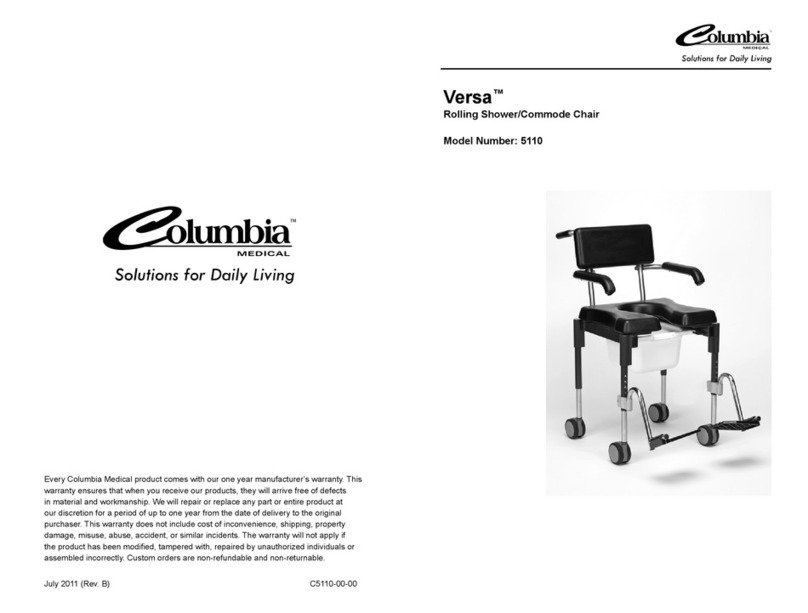 Columbia Medical Versa 5110 quick guide