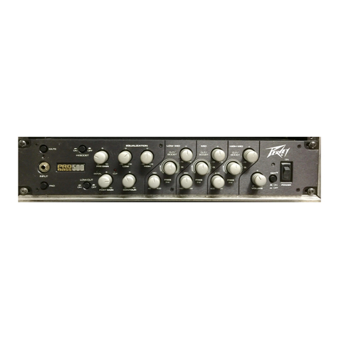 Peavey PROBASS 500 User manual Peavey PROBASS 500 User manual
