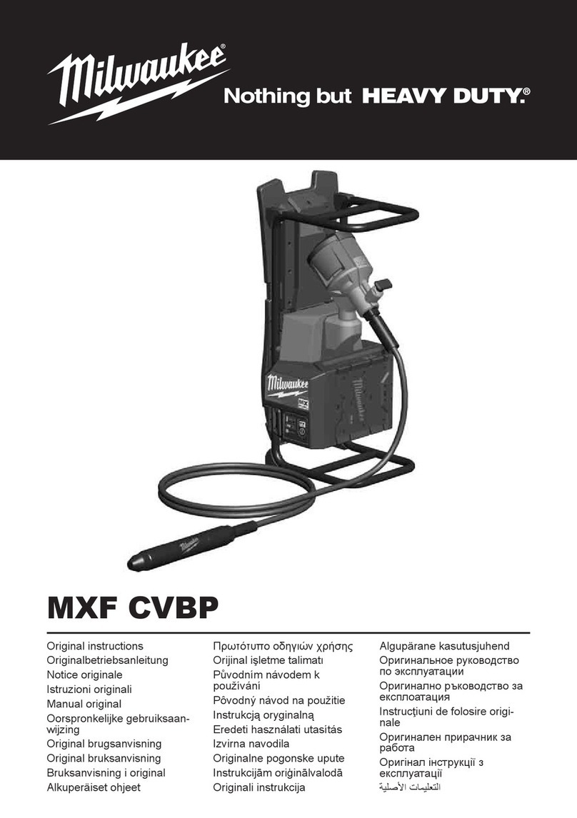 Milwaukee MXF CVBP Original instructions