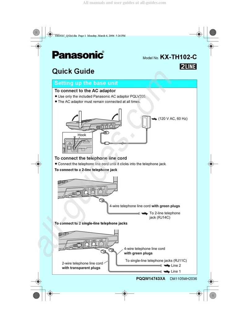 Panasonic KX-TH102-C User manual Panasonic KX-TH102-C User manual