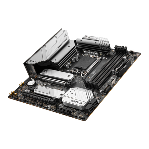 MSI MAG B660M MORTAR WIFI DDR4 User manual