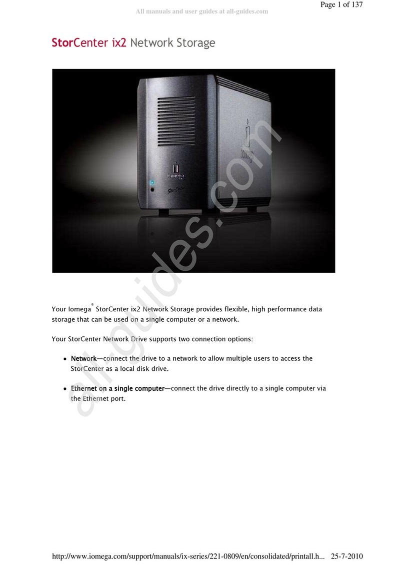 Iomega StorCenter ix2 User manual