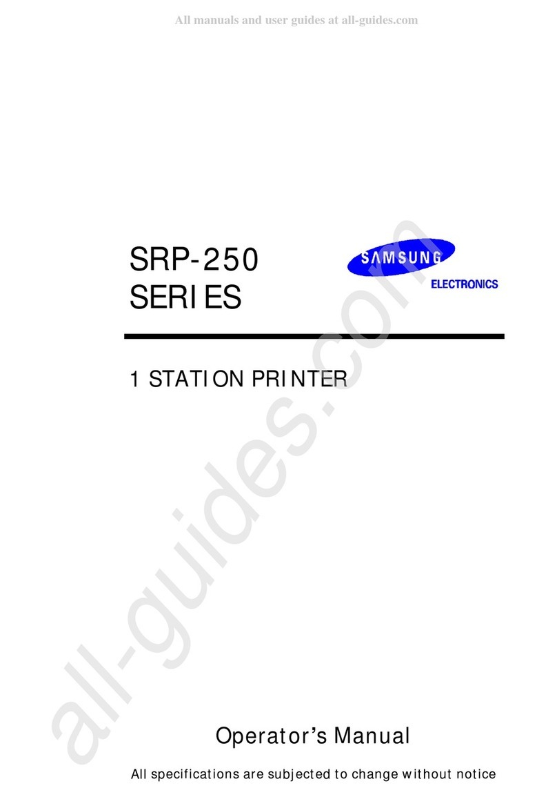 Samsung SRP-250 Series User manual