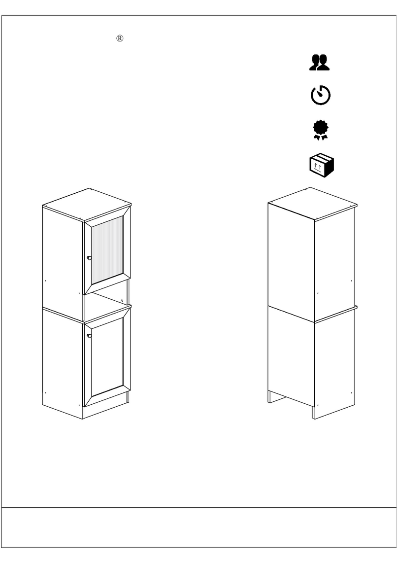 Hodedah HIK 93 Assembly instructions