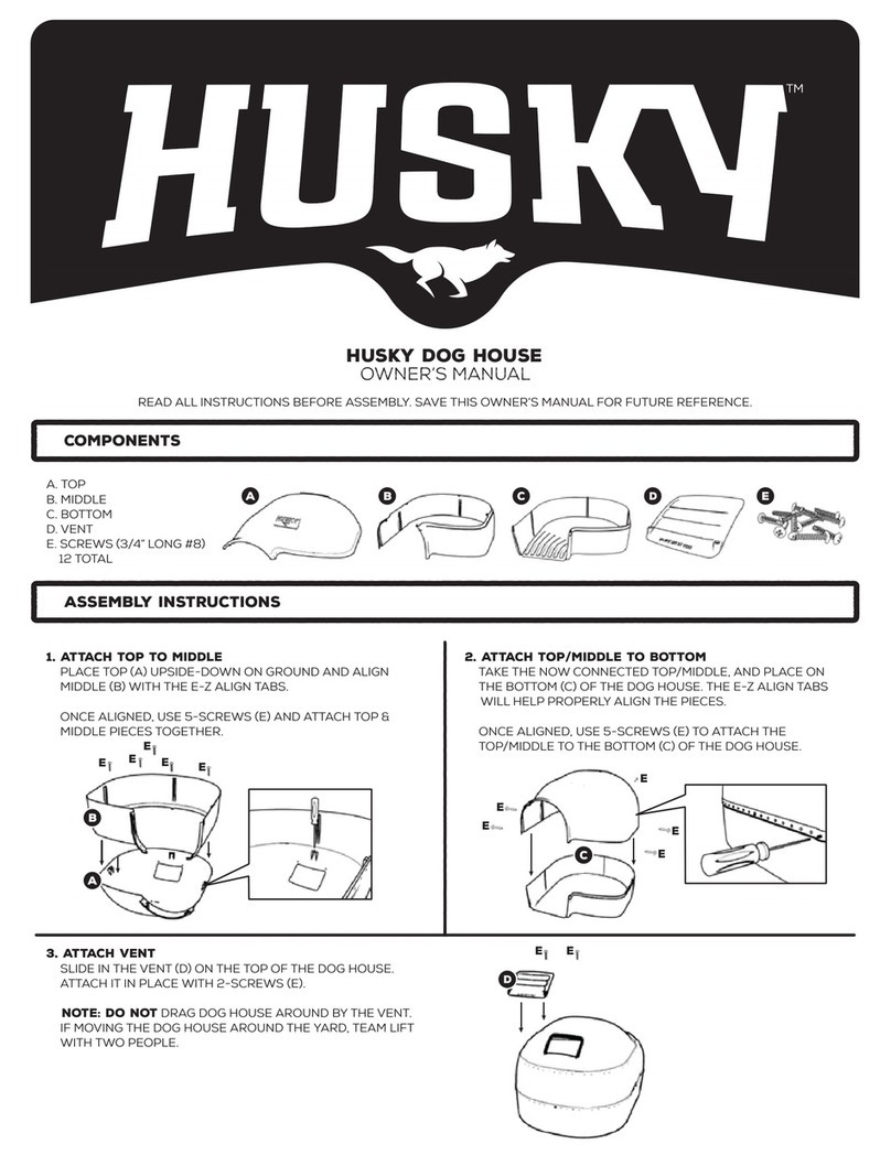 Petmate HUSKY User manual