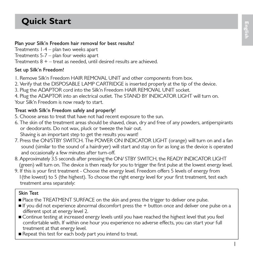 Silk'n Freedom quick start