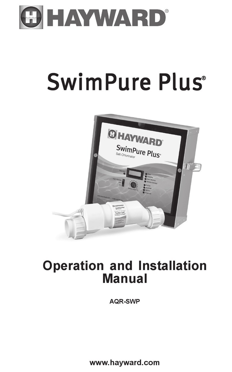 Hayward SwimPure Plus Operation and installation manual