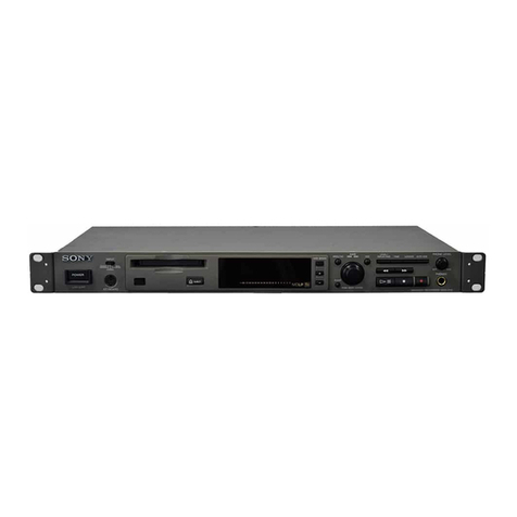 Sony MDS-E10 User manual