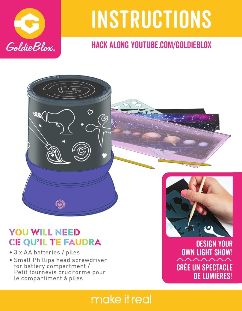 make it real GoldieBlox User manual