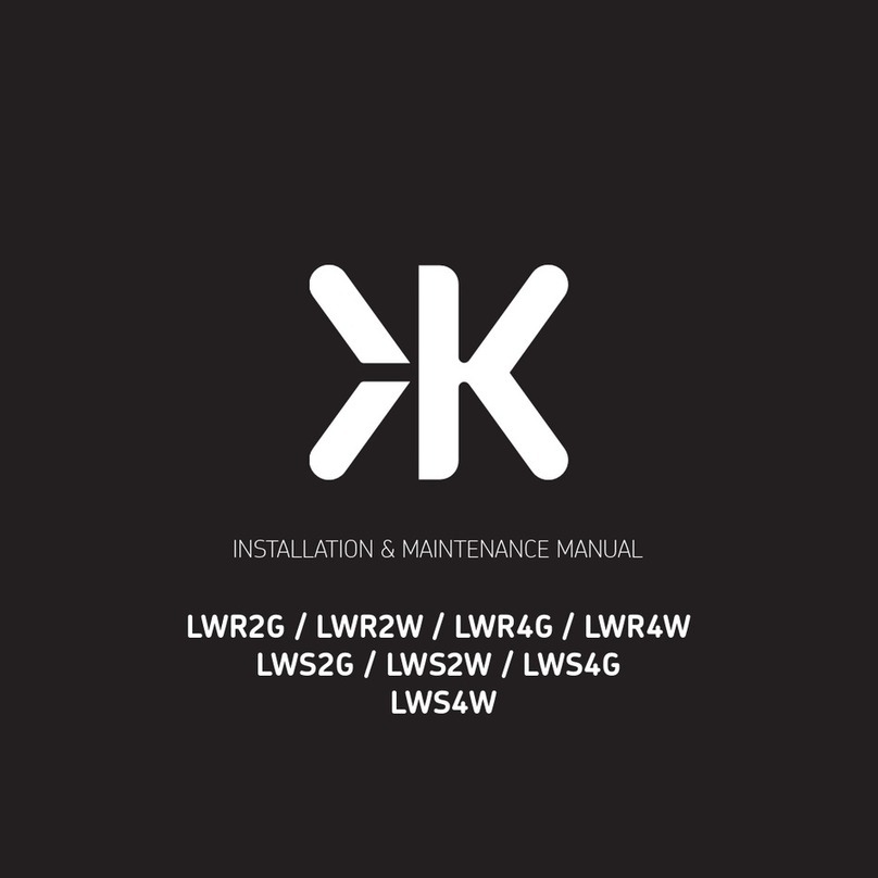 ML Accessories LWR2G Installation & maintenance manual