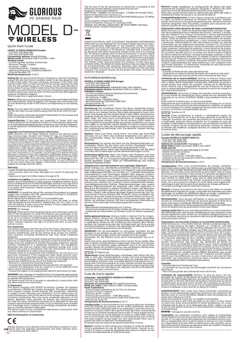 Glorious D MINUS quick start guide