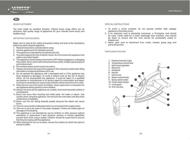 Vitesse Home VS-655 manual