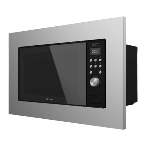 cecotec GrandHeat 2000 Built-in Steel User manual