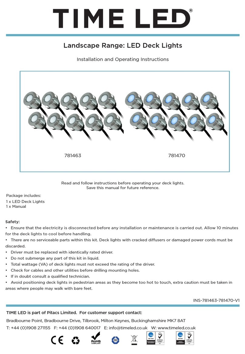 TIME LED 781463 User manual