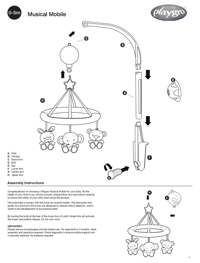 PLAYGRO Musical Mobile manual