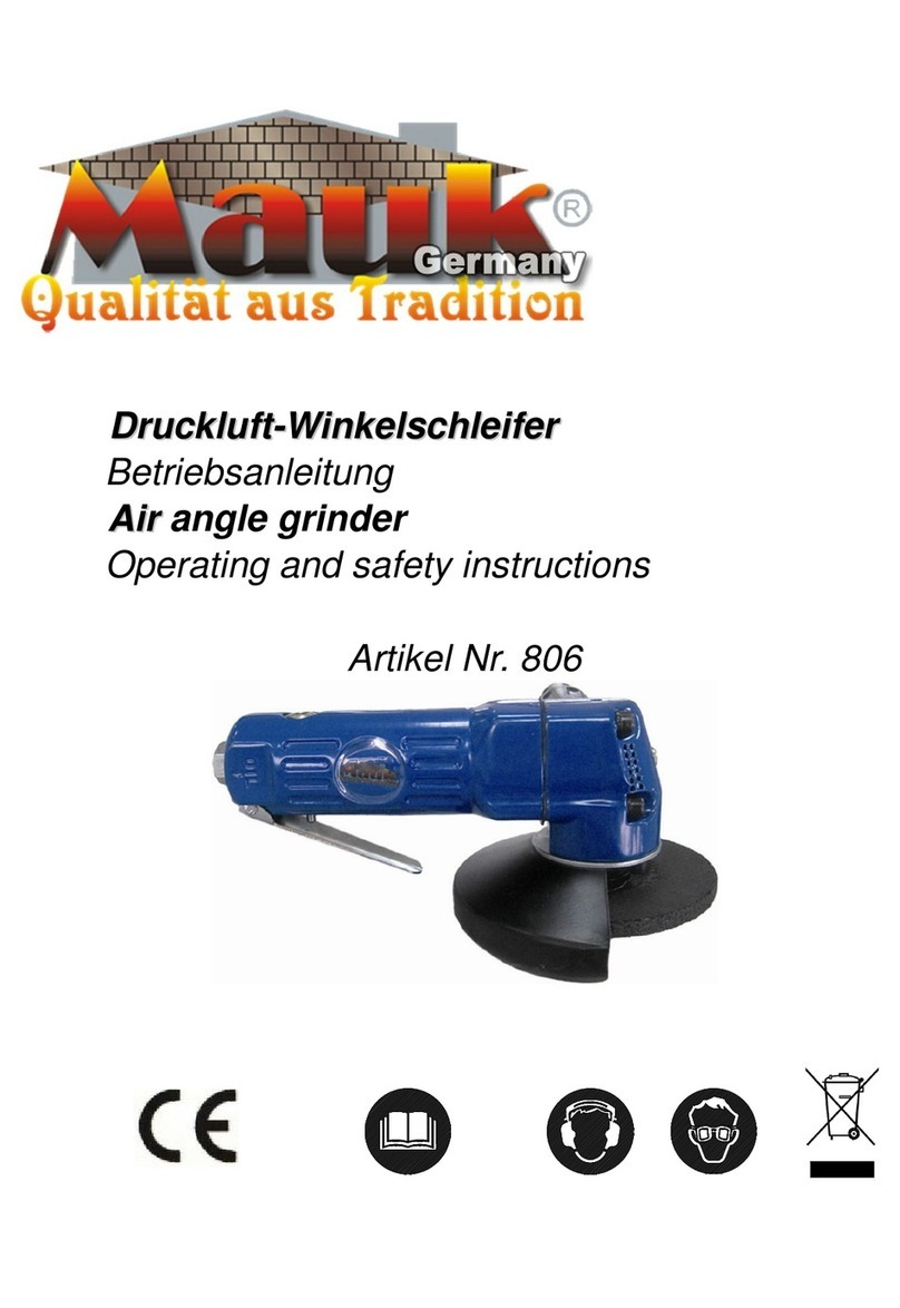 Mauk 806 Operating and safety instructions