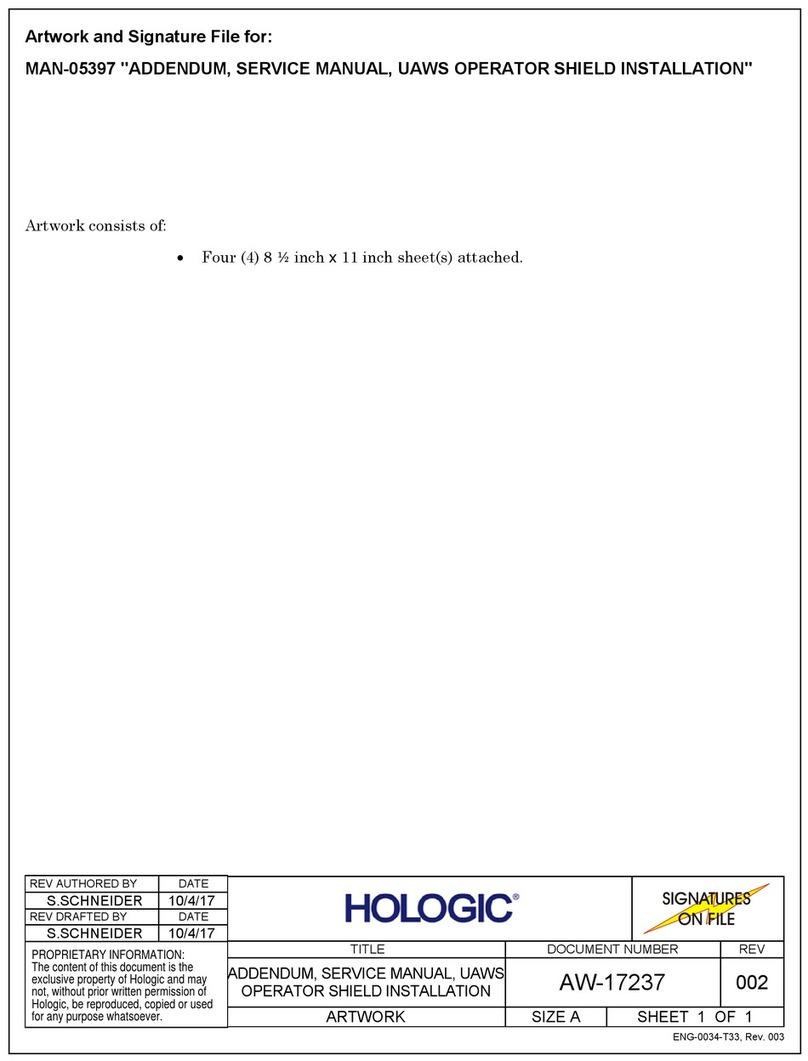 Hologic AW-17237 User manual Hologic AW-17237 User manual
