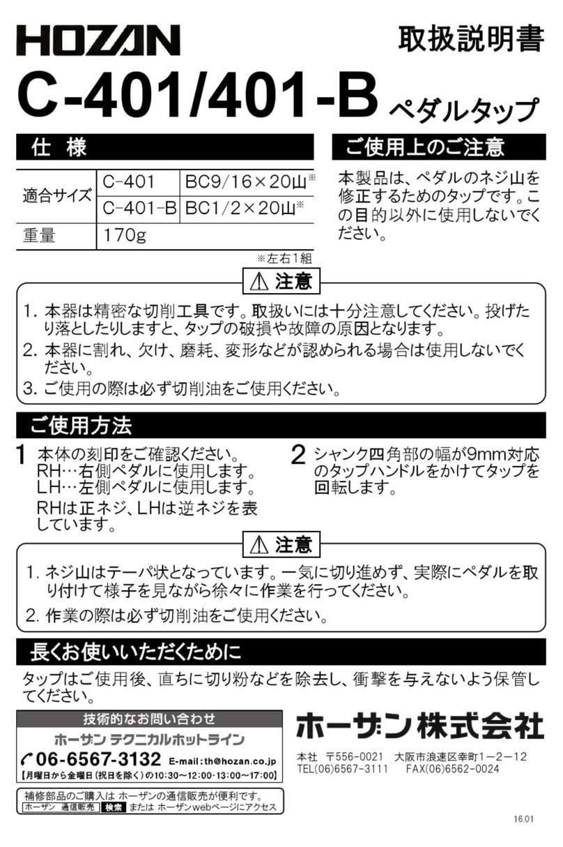 HOZAN C-401 User manual