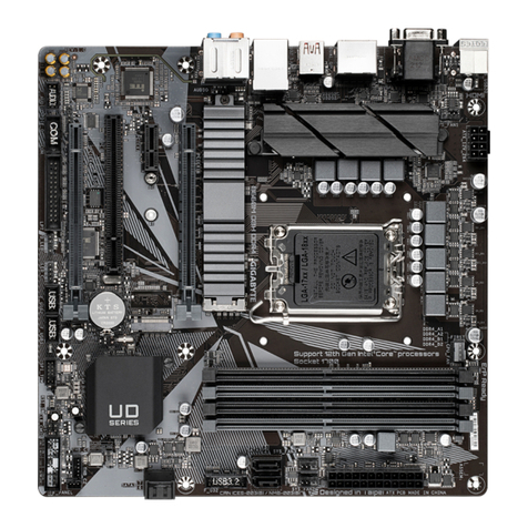 Gigabyte B660M D3H DDR4 User manual