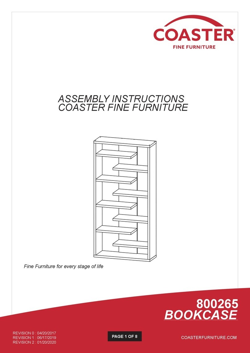 Coaster 800265 Assembly instructions