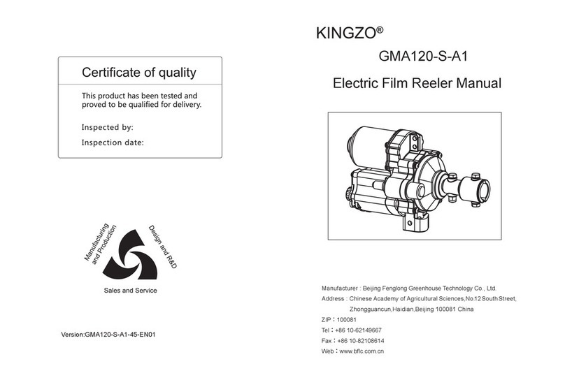 KINGZO GMA120-S-A1 manual