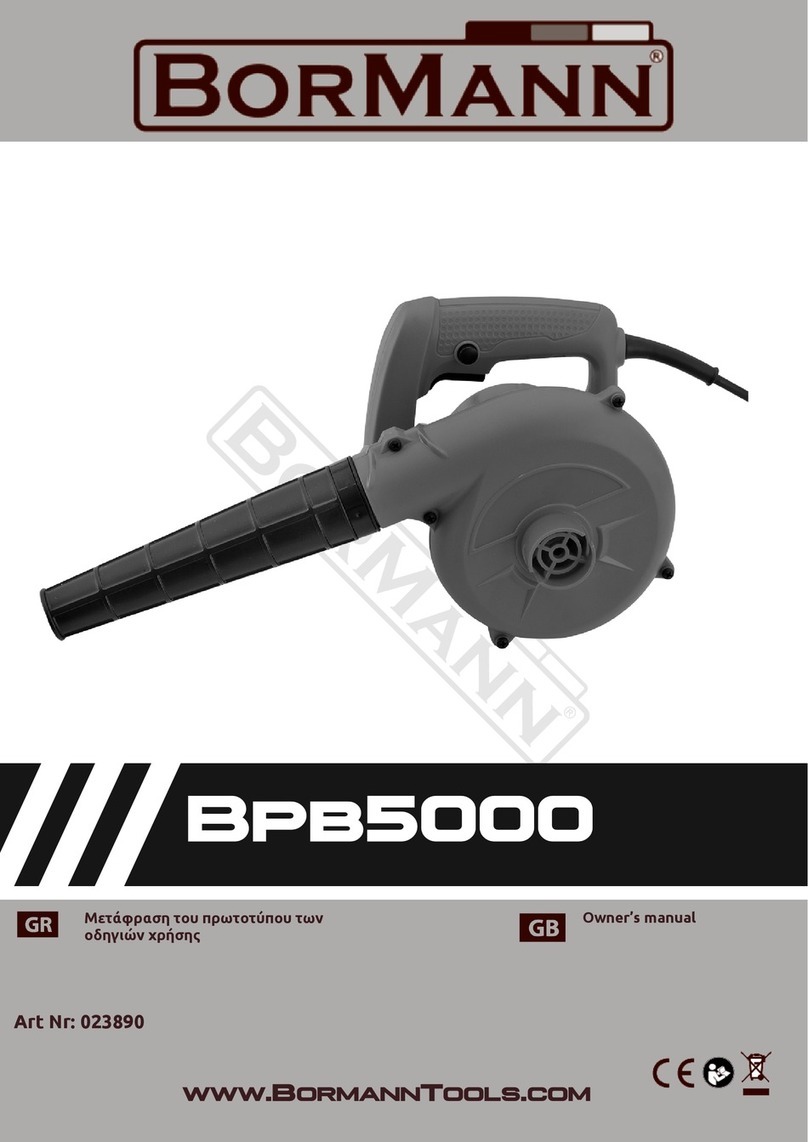 BorMann BPB5000 owner's manual