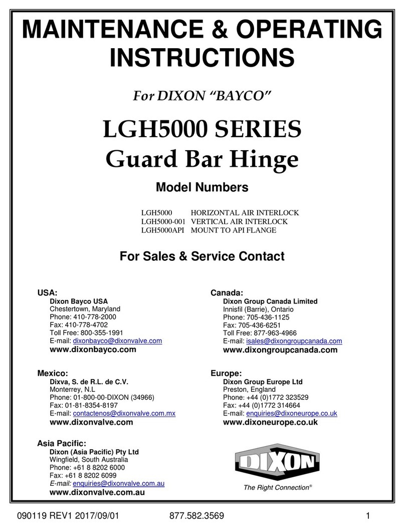 Dixon LGH5000 Series Operating and maintenance manual