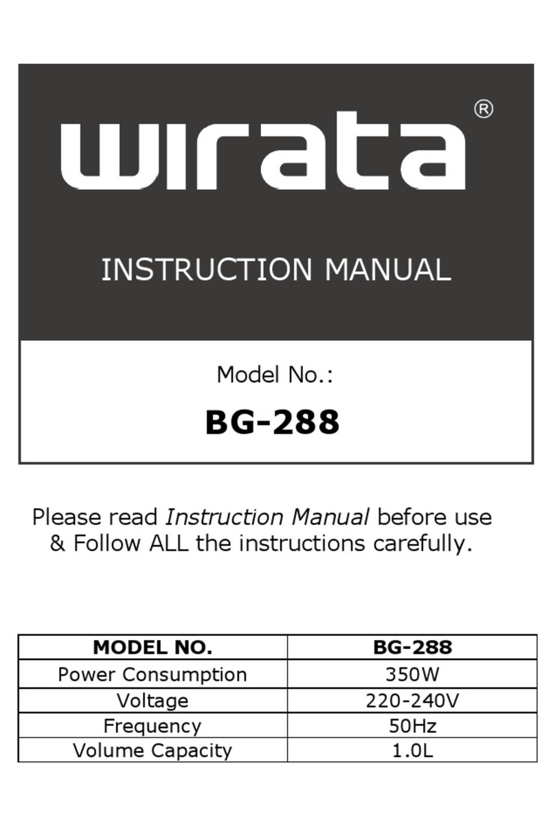 Wirata BG-288 instruction manual